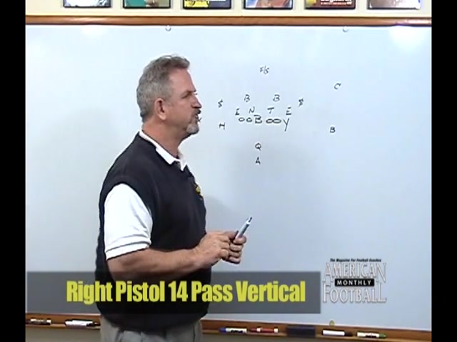 The Pistol Offense - Play Action Pass by Steve Rampy 